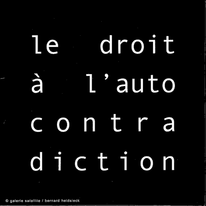 le droit  l'auto-contradiction (recto)